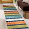 World Rug Gallery Palm Frond Floral Indoor/Outdoor Runner Rug 2'x7' Multi Runner Rug 5555MULTI2X7 - alternate 3